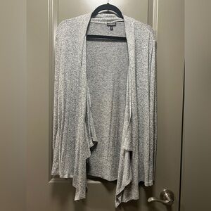 Express Heather Grey Marl Supersoft Draped Cardigan
Size Small